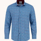 A Fish Named Fred hemd rounds 34.029 kleur 609 ash blue