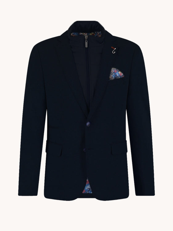 A Fish named Fred vest insert 34.111 kleur 604 navy