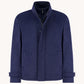 A Fish named Fred short funnel neck coat 34.172 kleur 604 navy