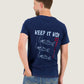 A Fish named Fred t-shirt keep it koi 34.401 kleur 604 navy