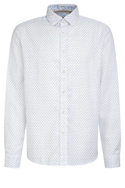 Fil Noir hemd Treviso 52427 kleur blue/white