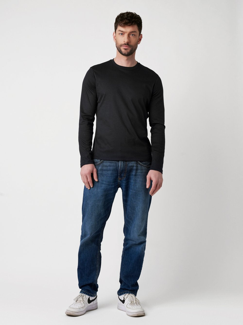 Desoto tshirt long sleeves 53572 kleur zwart