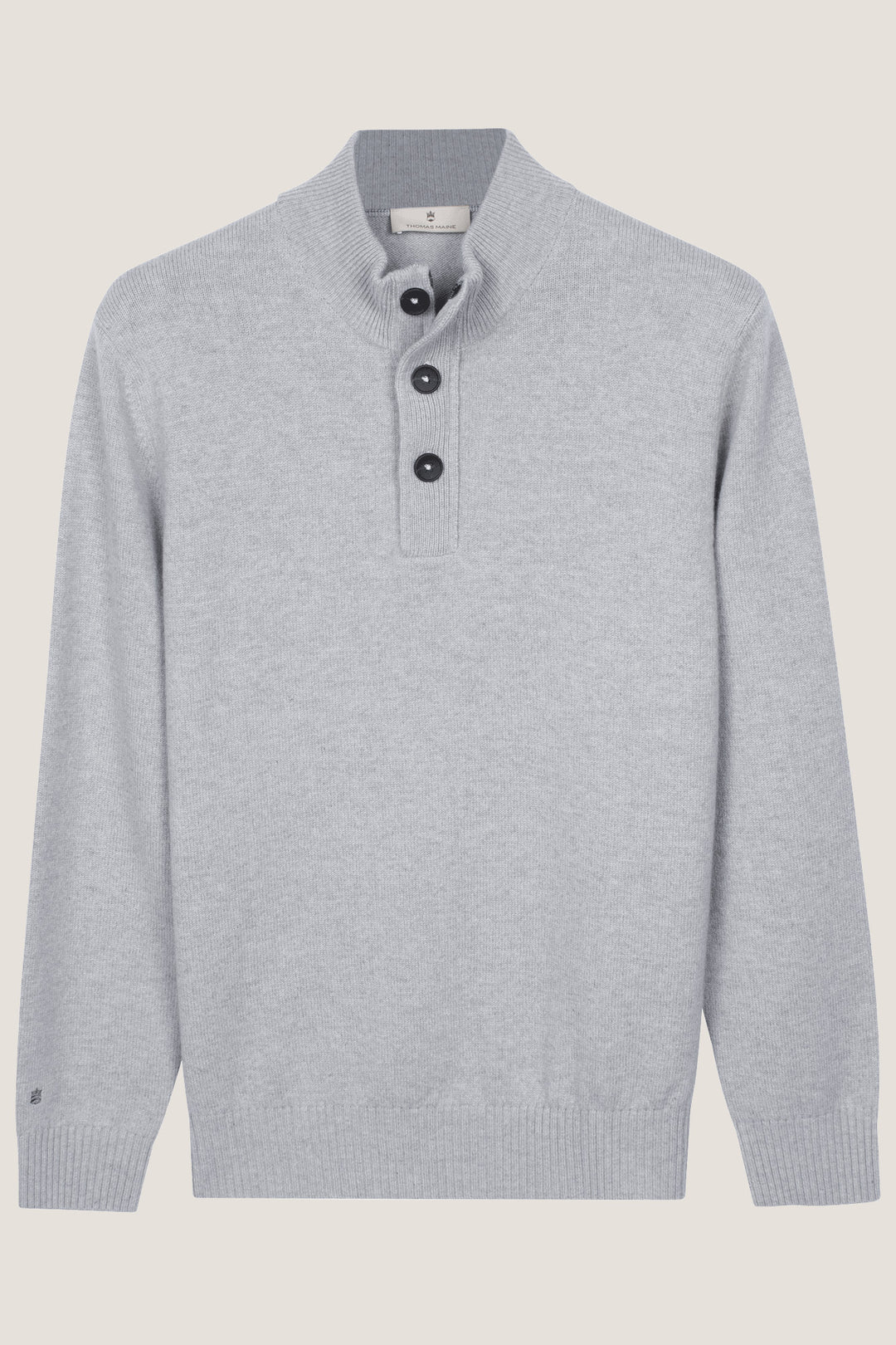 Thomas Maine half button 6284 TM 900 kleur 91 light grey