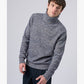 Antwrp Turtleneck BKW098T-L219M kleur 407 ink blue melange