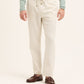 The Goodpeople broek Bob Relaxed fit kleur sand
