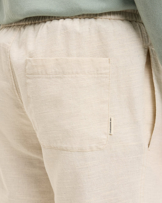 The Goodpeople broek Bob Relaxed fit kleur sand