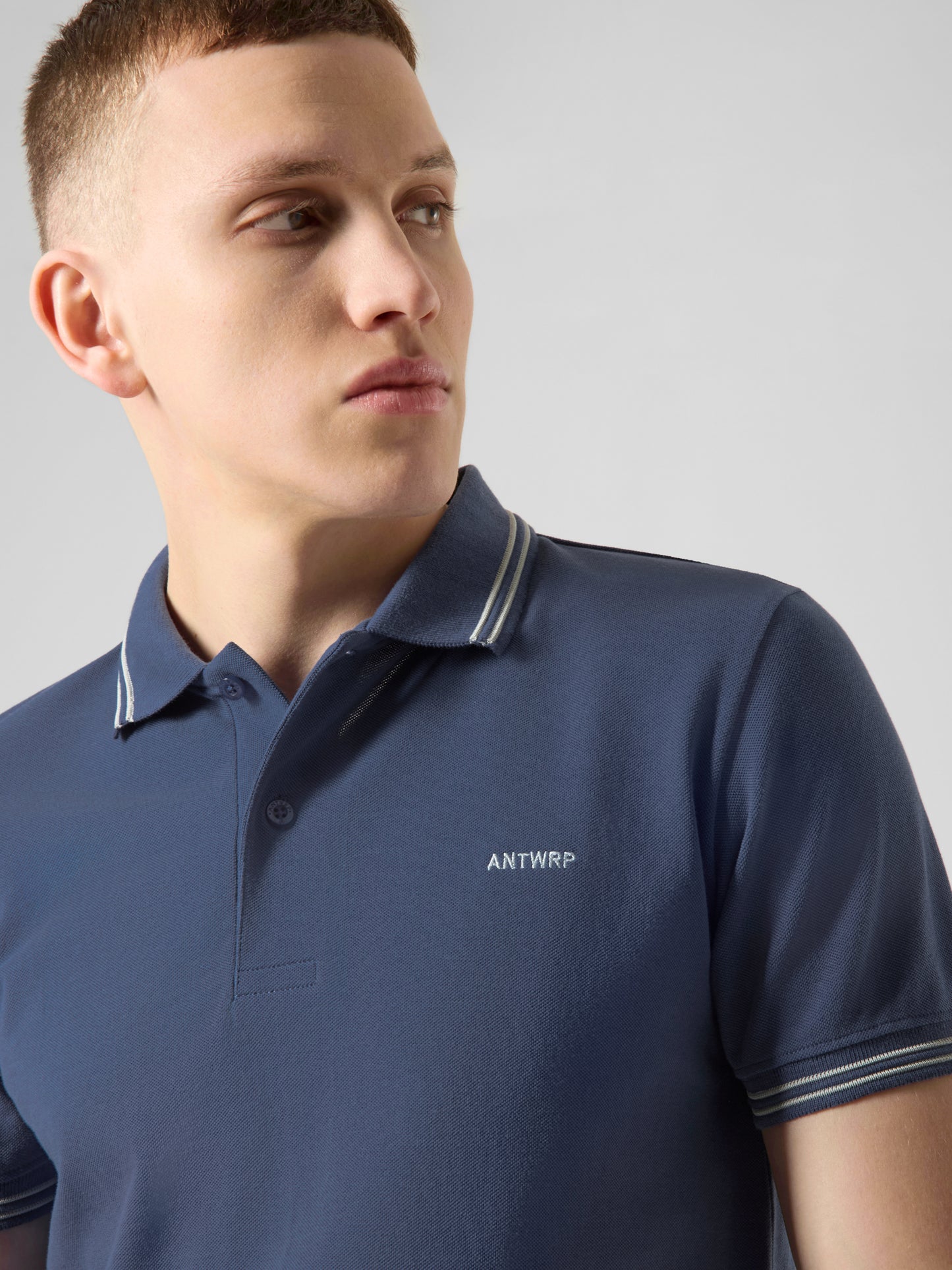 Antwrp polo BP0500 kleur 436 pacific blue