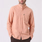 Antwrp BSH 10 C546 kleur 315 Desert Taupe Mandarin Collar Shirt hemd