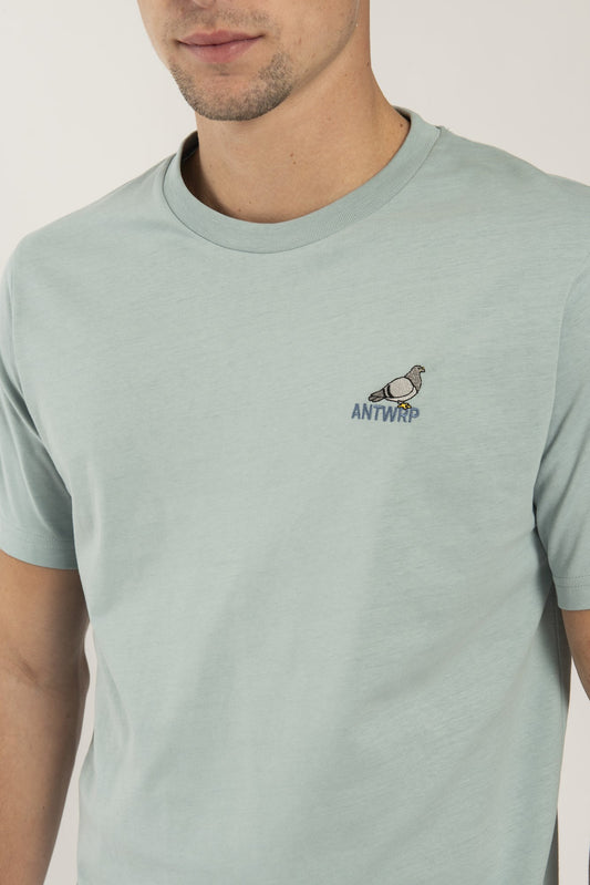Antwrp BTS 302 kleur 405 Pigeon Tee - Regular fit t-shirt Mistral Blue
