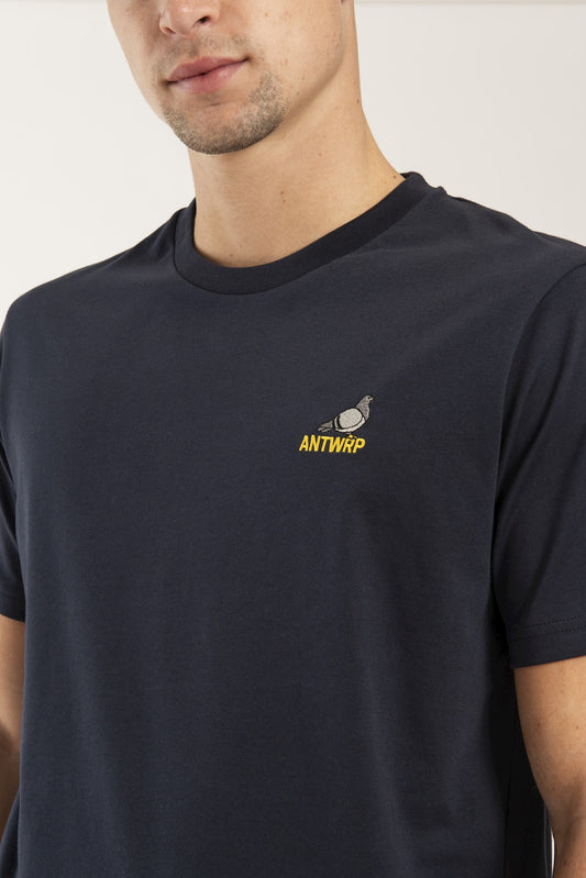 Antwrp BTS 302 kleur 407 Pigeon Tee - Regular fit t-shirt Ink Blue
