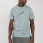 Antwrp BTS 303 kleur 405 Pigeon Tee - Regular fit t-shirt Mistral Blue