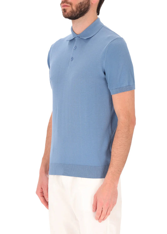 Distretto12 polo Carrara kleur blauw