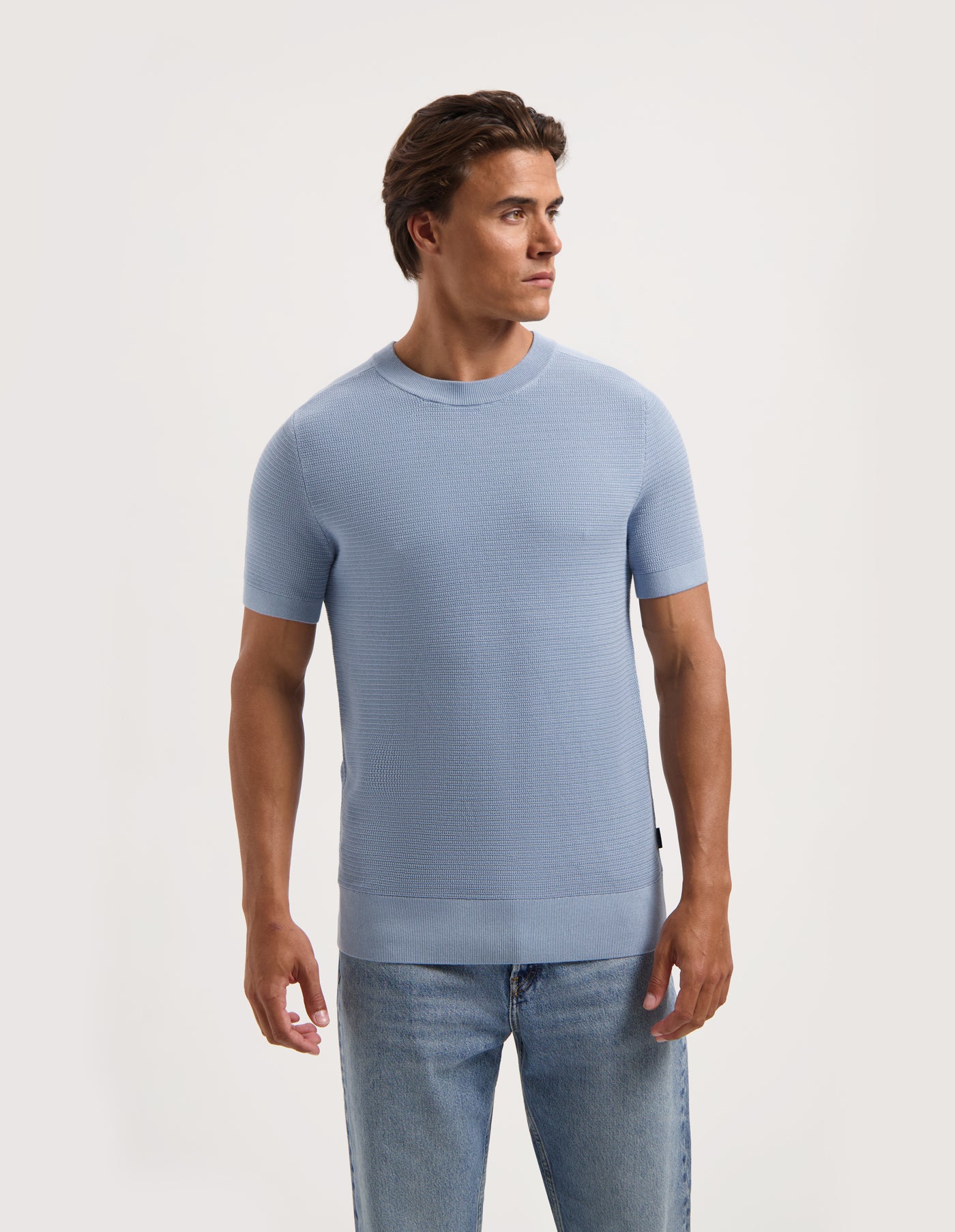 Saint Steve tshirt Hein kleur true blue