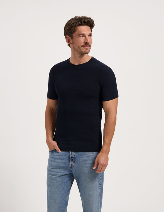 Saint Steve tshirt Hein kleur navy