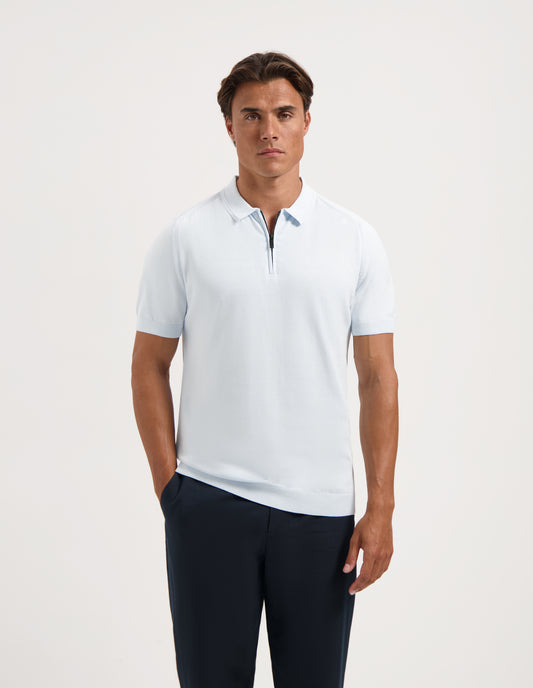 Saint Steve polo Joachim kleur misty blue