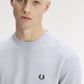 Fred Perry pull K 1309 kleur 28A lichtblauw