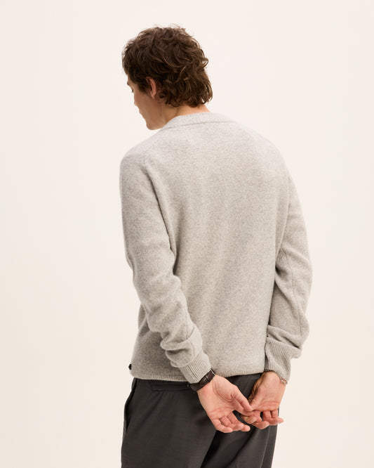 The Goodpeople trui Kiosk kleur 2201 grey melange