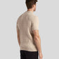 Lyle & Scott Cable Knitted Polo Shirt KN 2008 W870 Cove