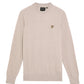 Lyle & Scott trui KN2124 kleur X894 cinder bruin