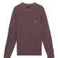 Lyle & Scott trui KN2303 kleur X863 espresso