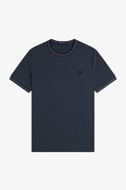 Fred Perry tshirt M 1588 kleur 01B dark air