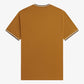 Fred Perry tshirt M 1588 kleur V46 caramel