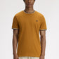 Fred Perry tshirt M 1588 kleur V46 caramel