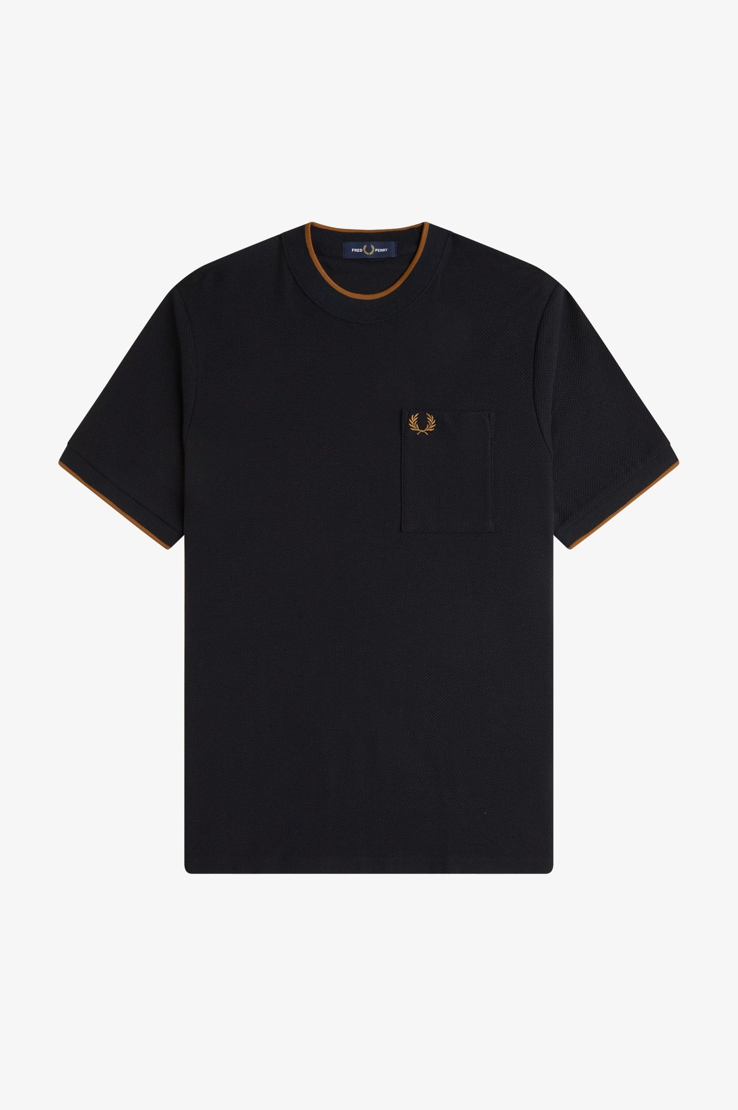 Fred Perry tshirt M 2395 kleur 102 black