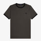 Fred Perry tshirt M 3519 kleur U70 greenblack