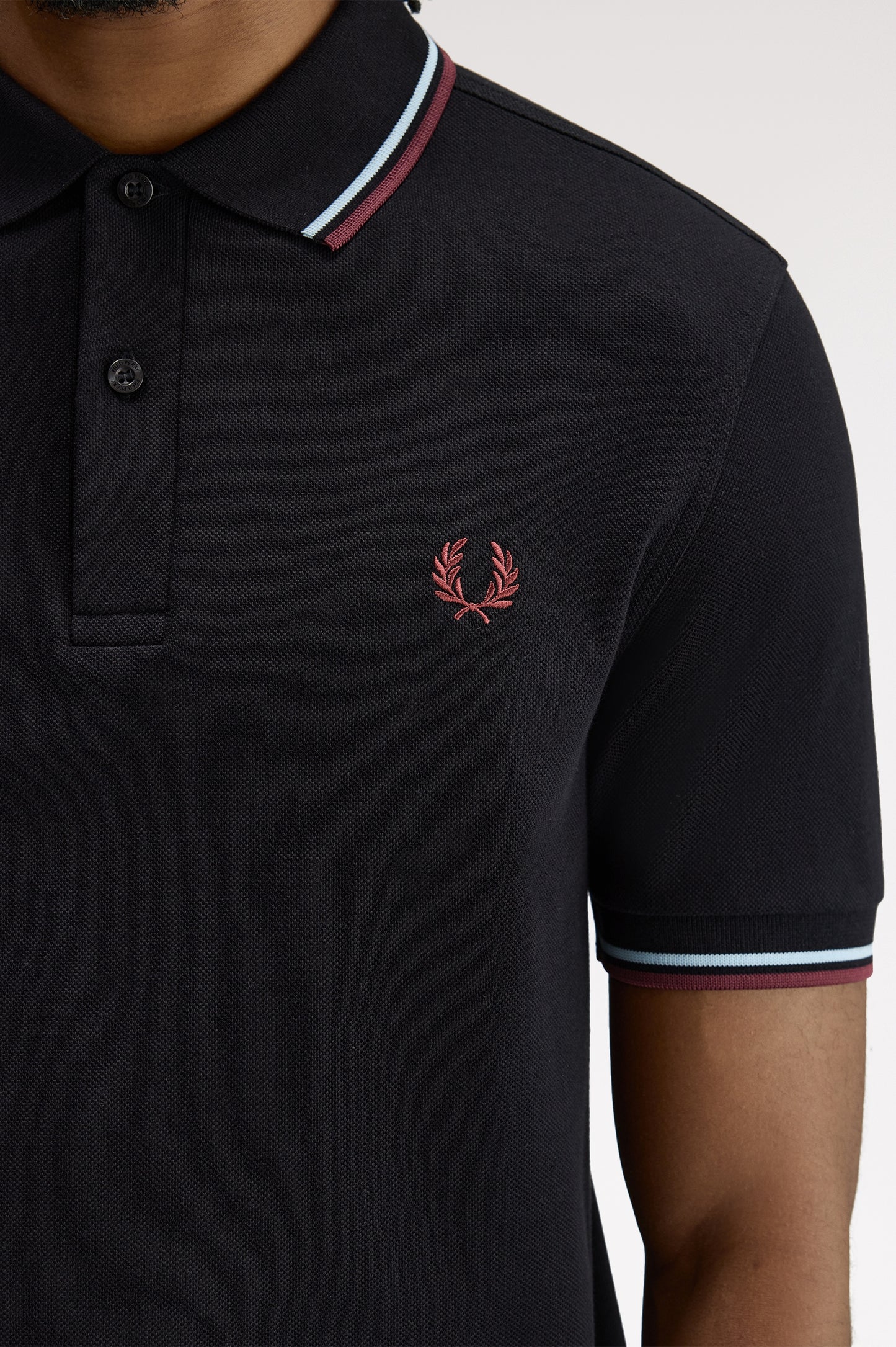 Fred Perry polo M 3600 knitted polo kleur 10B black