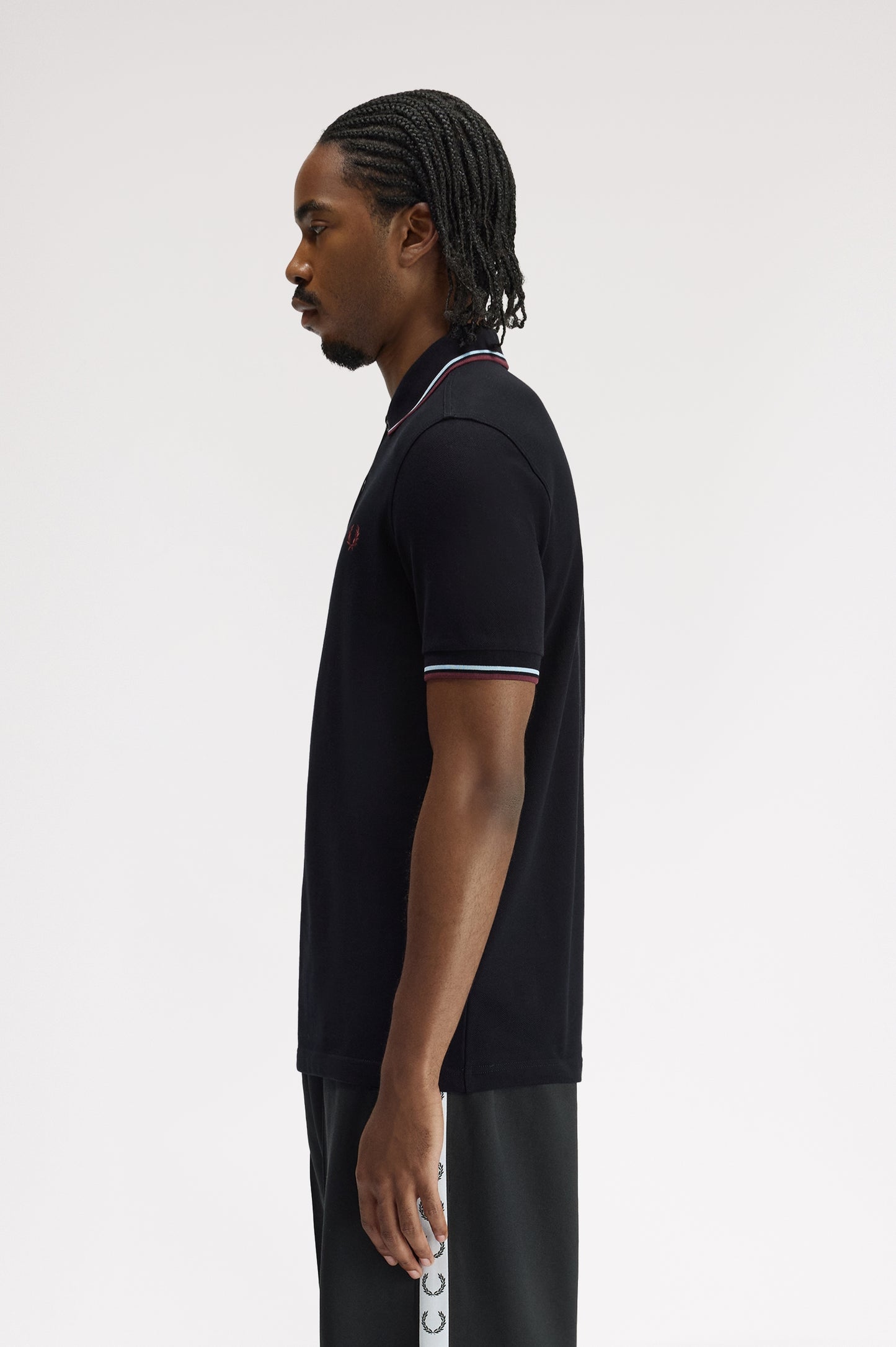 Fred Perry polo M 3600 knitted polo kleur 10B black