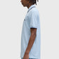 Fred Perry polo M 3600 knitted polo kleur 96A lichtblauw