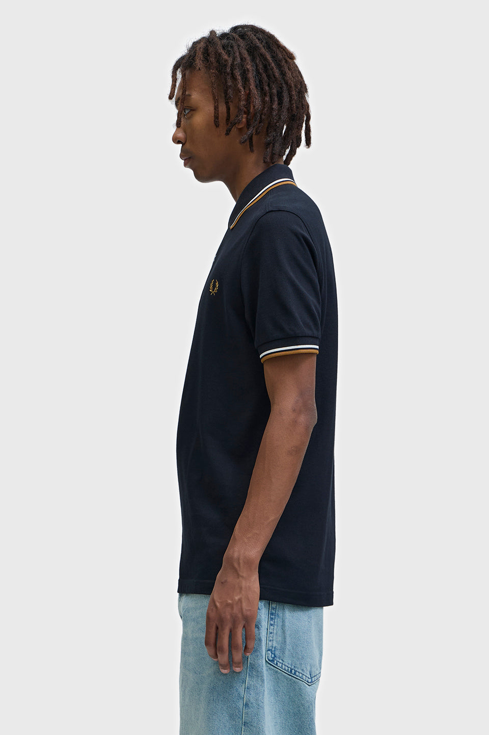 Fred Perry polo M 3600 knitted polo kleur P69 black