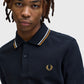 Fred Perry polo M 3600 knitted polo kleur P69 black