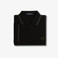 Fred Perry TWIN TIPPED FRED PERRY SHIRT POLO M 3600 kleur Y43 BLACK