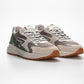 Hub sneaker Grid almond brown