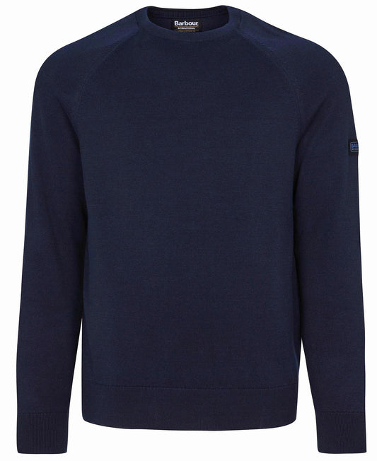 Barbour Cotton Crew Neck Sweater trui MKN 1316 kleur NY39 Navy