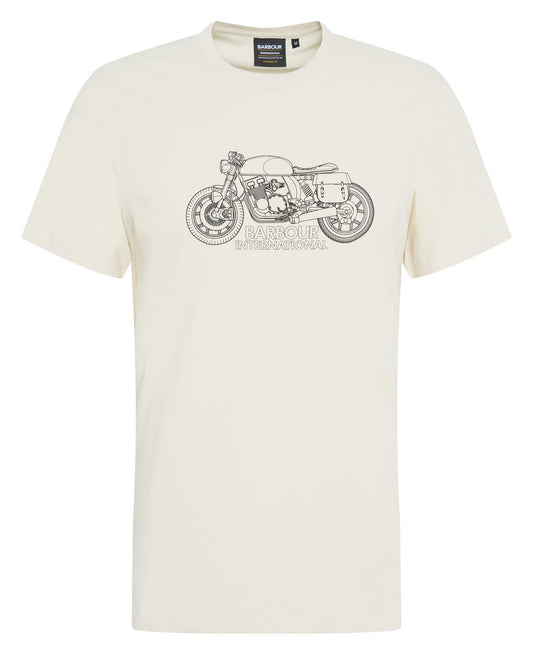 Barbour Colgrove Moto T-Shirt MTS 1295 kleur CR11 Dove Grey
