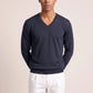 Thomas Maine trui V-hals NOS 81 TM 100 kleur 60 navy