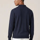 Thomas Maine trui half zip NOS 84 TM 100 kleur 60 navy