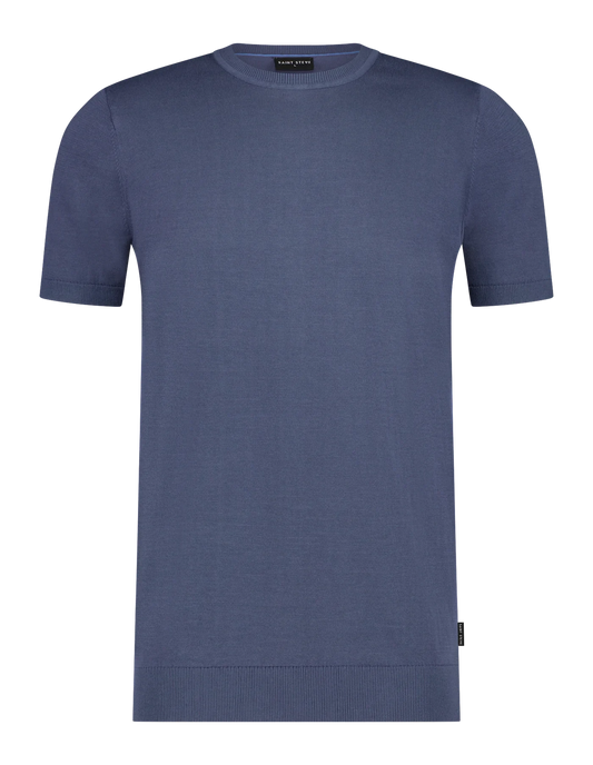 Saint Steve BOUDEWIJN - STEEL BLUE t-shirt trui