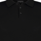 Saint Steve knitted polo Chris kleur zwart