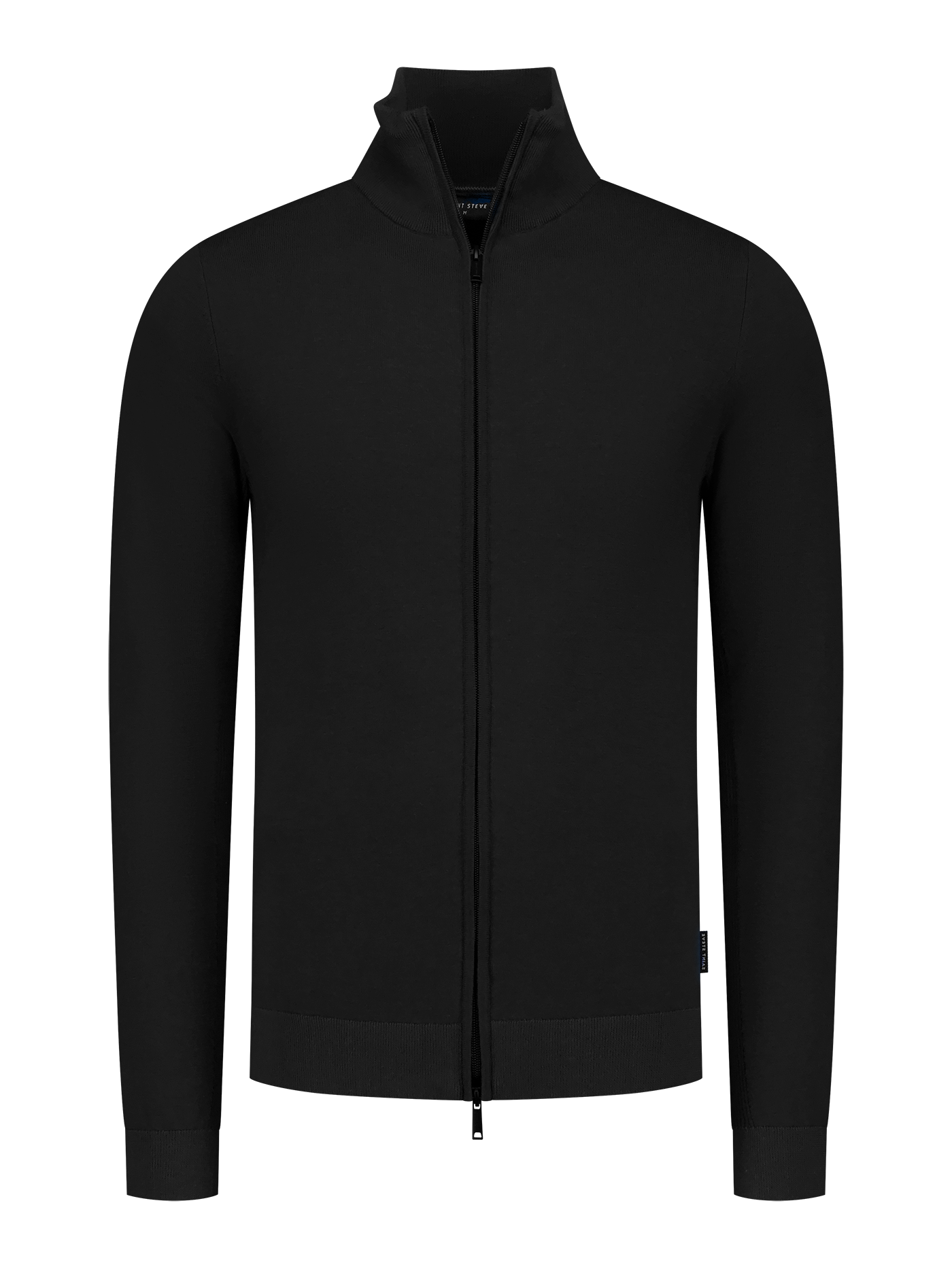 Saint Steve cardigan full zip DIRK kleur zwart