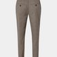 Plain broek TheoPL kleur 438 mud melange