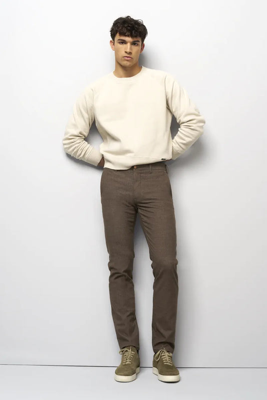M5 Meyer broek 6194-08 kleur brown anthra