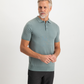 Saint Steve knitted polo Chris kleur silver green