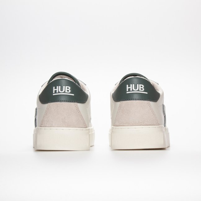 HUB Hook L68 Off White/Sage Green/Ivory sneaker
