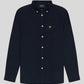 Lyle & Scott Plain Oxford Shirt LW 2112 kleur Dark Navy