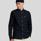 Lyle & Scott Plain Oxford Shirt LW 2112 kleur Dark Navy